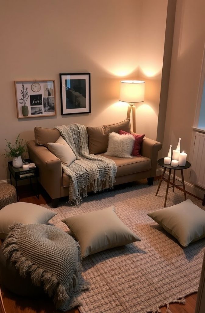 Cozy Small Apartment Living Room