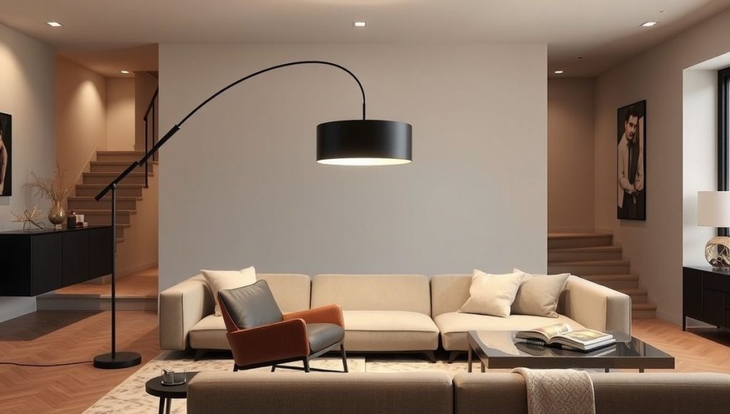 Arched Floor Lamp for Functional Style