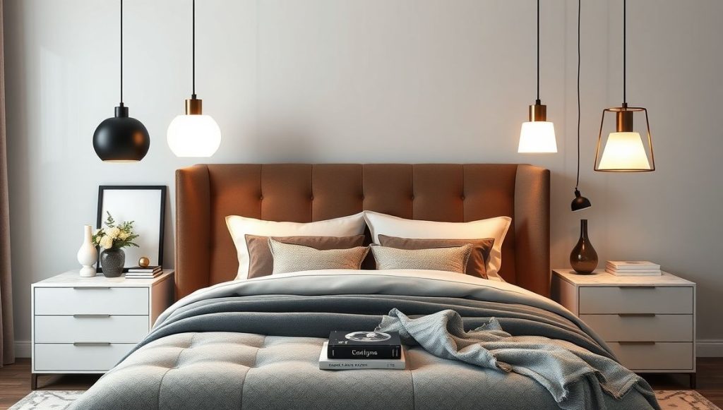 Pendant Lights for Bedside Elegance