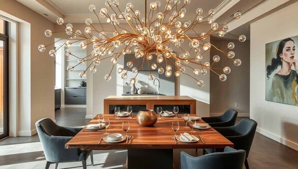 Branching Bubble Chandeliers for Artistic Impact