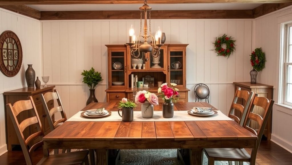 Candle-Style Chandelier for Farmhouse Dining Tables