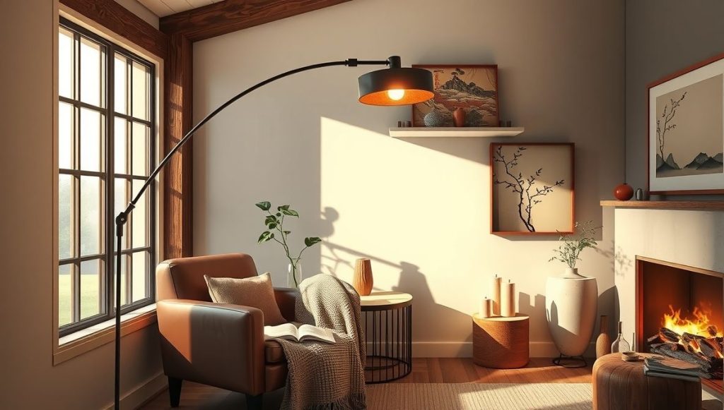 Corner Lamp for Understated Ambience