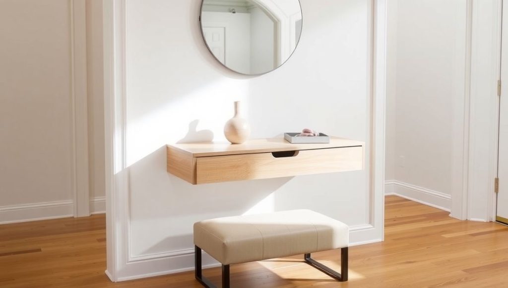 Floating Entryway Table