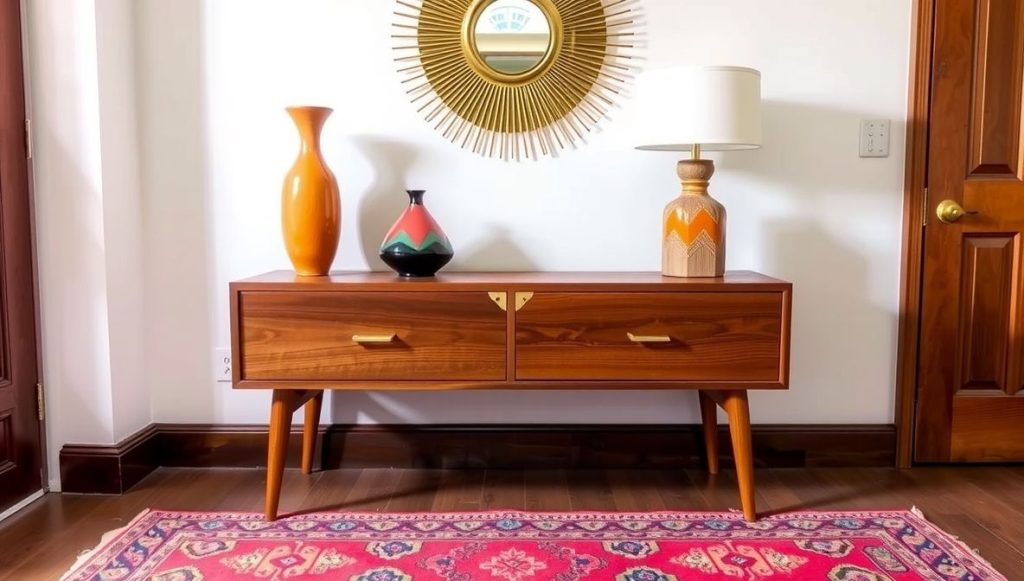 Mid-Century Modern Entryway Table