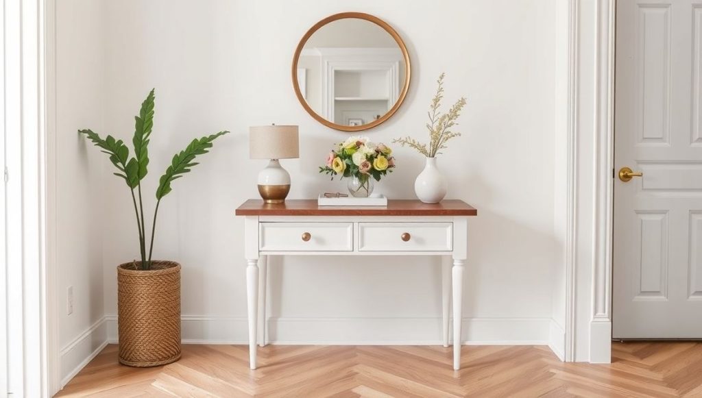 Modern Glass Entryway Table