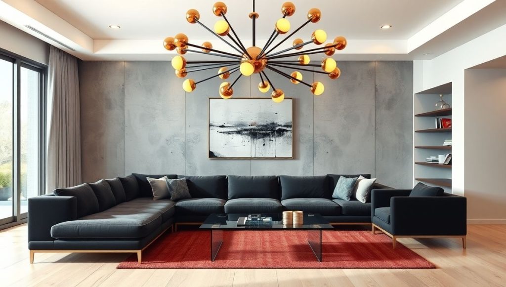 Modern Sputnik Chandelier for Bold Elegance