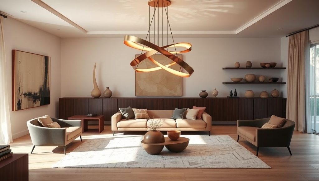 Sculptural Lighting Fixtures for Artistic Appeal