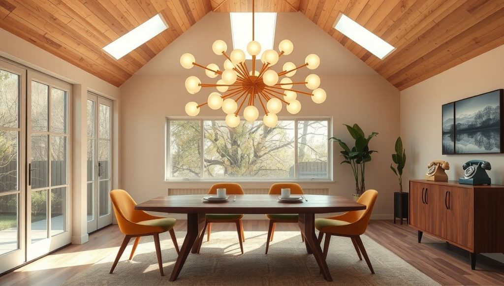 Sputnik Chandelier for Mid-Century Flair