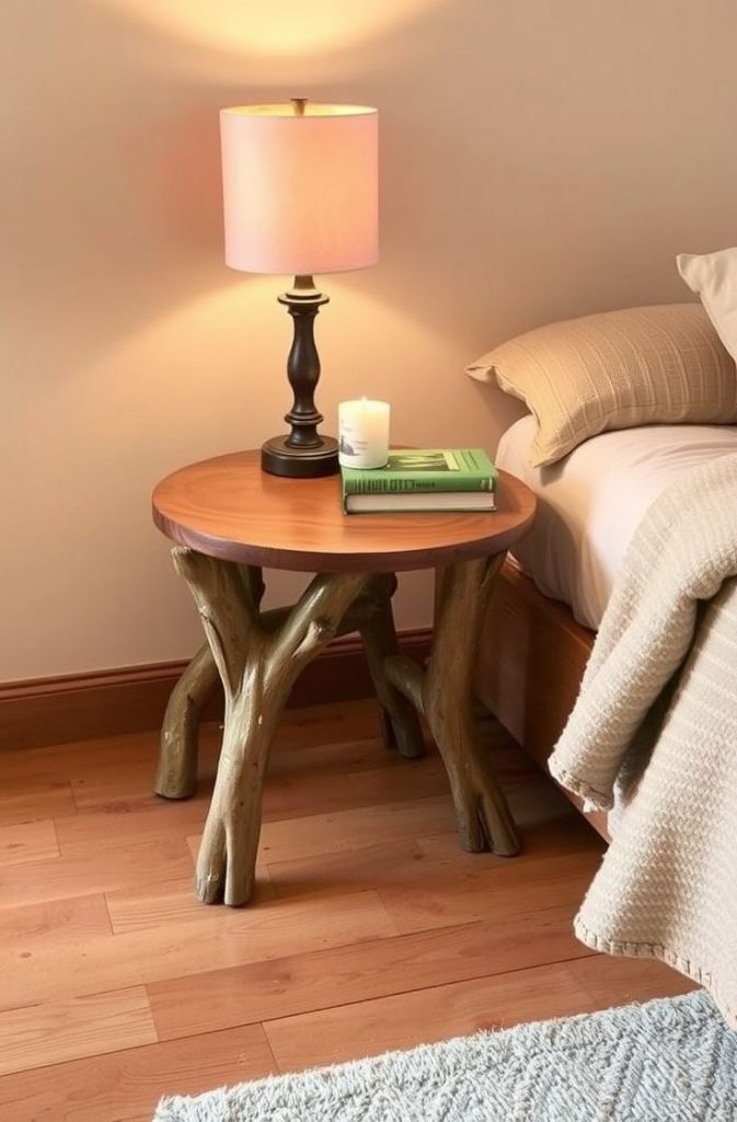 Tree Branch Leg Nightstand