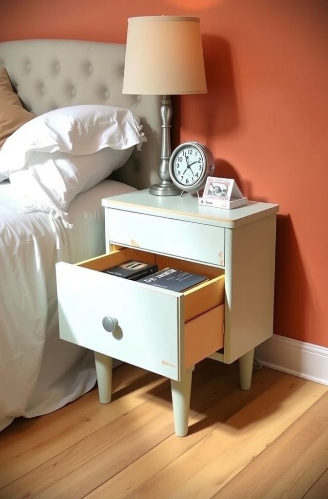 Upcycled Drawer Nightstand Ideas for a Sustainable Bedroom