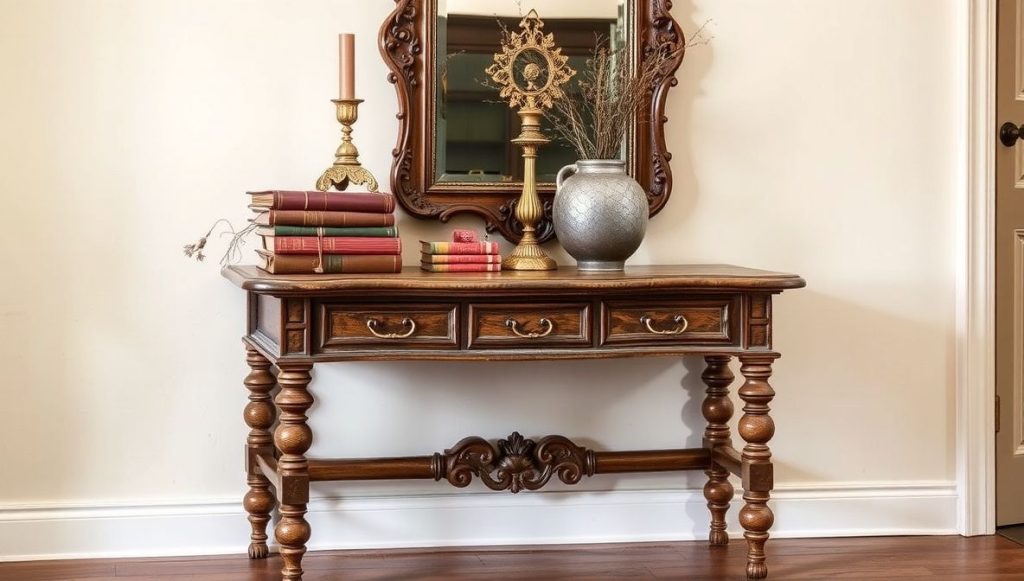 Vintage Console Entryway Table