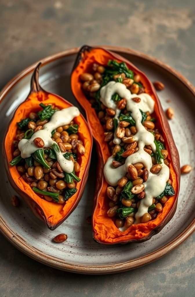 Stuffed Sweet Potato