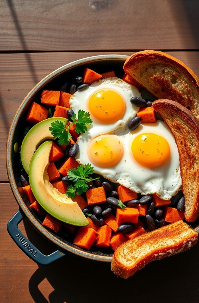 Sweet Potato Black Bean Hash